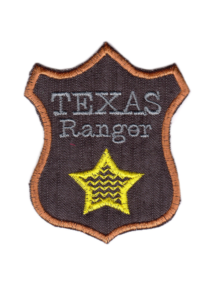 Naszywka na dżinsie haftowana termoprzylepna Texas Ranger
