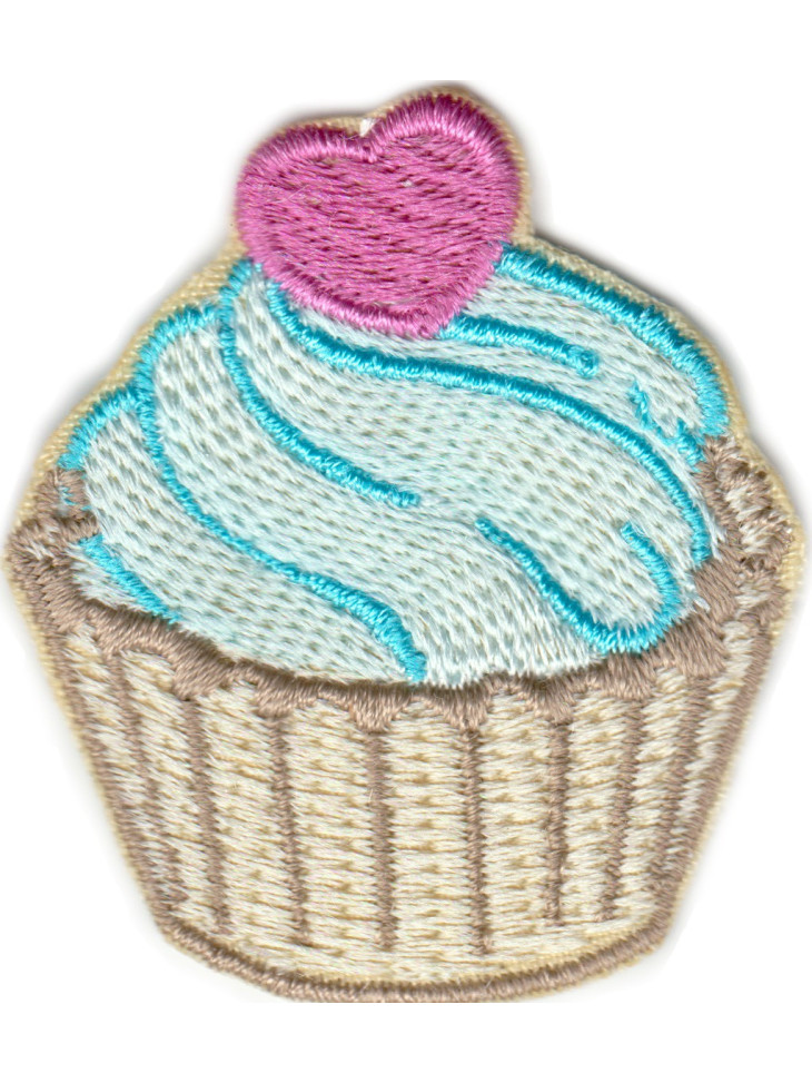 Muffinka Cupcake błękitna