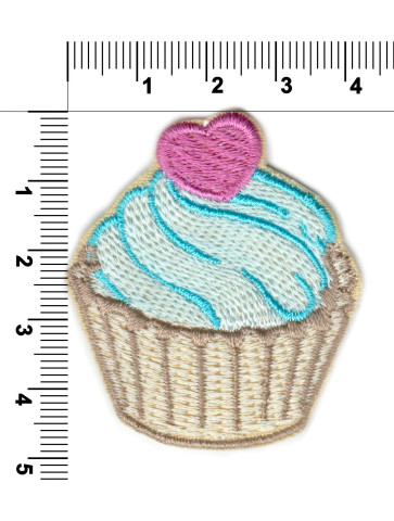 Muffinka Cupcake błękitna