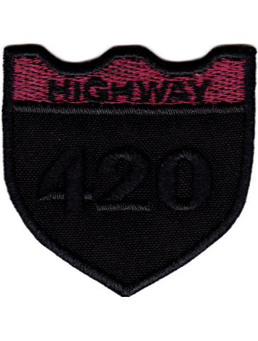 Highway 420 czarno-bordowa