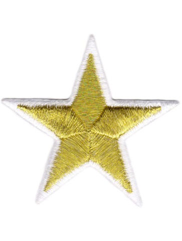 Gwiazdka złoto-biała